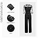 Lover-Beauty Mono Largo Casual Manga Larga Otoño Encaje Hueco Flounce Pantalones Piernas...