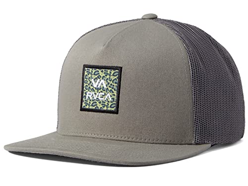 Image of RVCA Men's Trucker Hat, Adjustable Snapback Cap for Streetwear & Skating, Lightweight Breathable All-Day Comfort