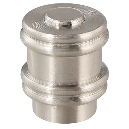 Image of Aspen Creative 24030-22, Bumped Cylinder Finial for Lamp Shade, Steel in Brushed Nickel Finish, 1-1 /4 inch Height (2 Pack)