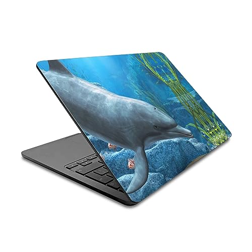 Skin vinyle MacBook Air 13.6 A2681 dauphin anti trace et rayure