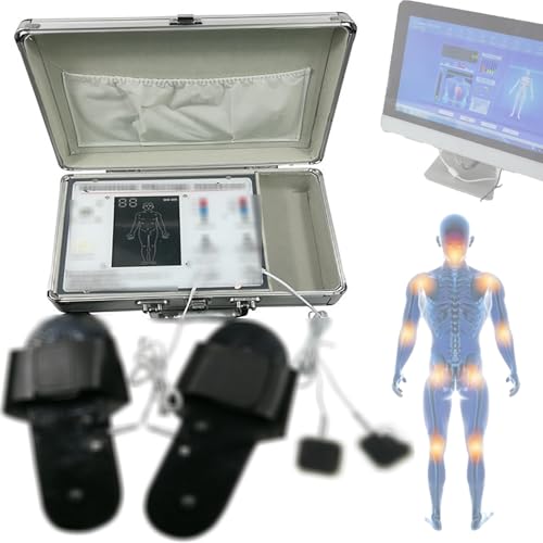 NOOGRRFA Scanner De Santé Multifonctionnel, Analyseur De Composition Quantique Portable, avec Analyse 3D, 45 Rapports, Tests Professionnels, Facile À Utiliser, avec Chaussons Et Testeur Manuel