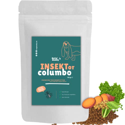 BeG Buddy Insekten Hundefutter, getreidefrei & hypoallergen - 30% Insektenprotein - Insektenfutter Hund, Trockenfutter Insekt, Allergie, 750 g Cover