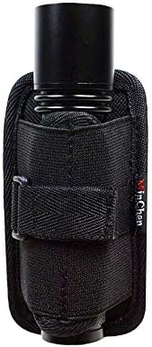 Flashlight Holster MinChen Flashlight Pouch Holder with 360 Degree Rotatable Clip for Duty Belt
