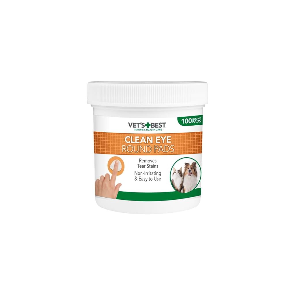 Vet's Best Natural eye cleansing wipes for dogs - 100 disposable wipes