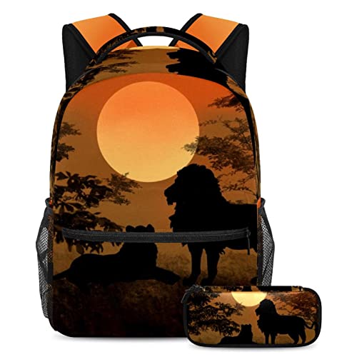 Sac à dos de voyage avec étui à stylo pour des sorties scolaires et week-ends réussis