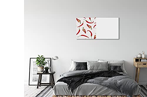Photo murale poivrons 120x60cm pour réveiller les murs tristes d'une pièce