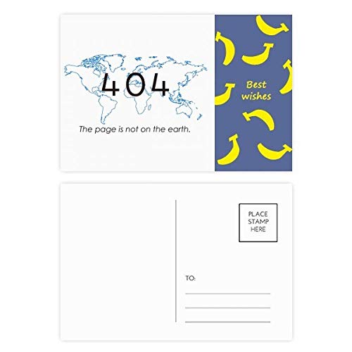 Cartes postales Erreur 404 pour envoyer un message de remerciement original