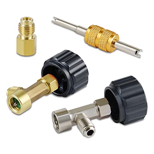 Lichamp R134a Can Tap Automotive R 134a Self Sealing Can Tap and Puncture AC Freon Can 134a Adapter Fittings TA01