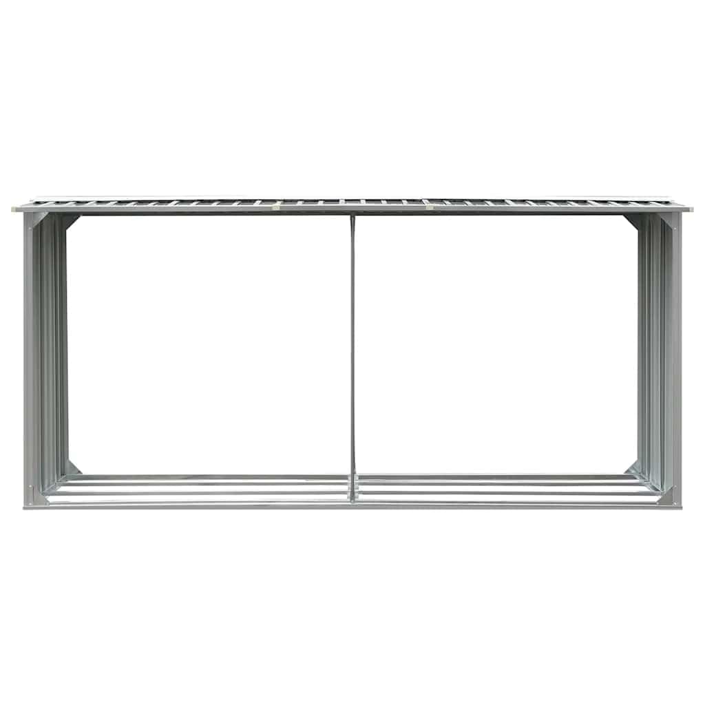 Abri de Stockage de Bois 330x92x153 cm Gris Intérieur Extérieur