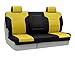 Coverking Custom Fit Center 60/40 Bench Seat Cover for Select GMC Yukon Models - Neoprene (Yellow with Black Sides)