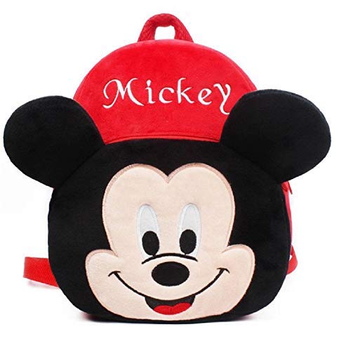 Antils Kids School Bag Black Red Mickey Cartoon Backpacks Print for Boys/Girls Suitable For Nursery,LKG,UKG & Play school Students