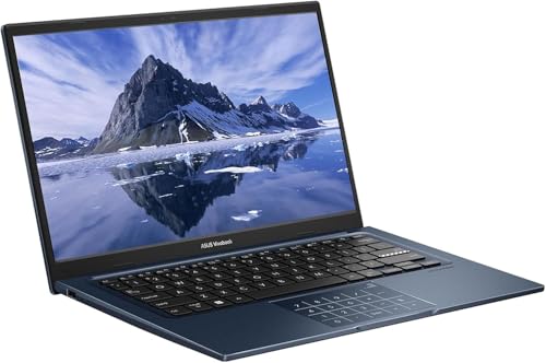 Image of ASUS Vivobook 14 14 inch FHD Laptop, Intel Core i3-1315U Processor, 8GB RAM 256GB PCIe SSD, 128gb 9H Docking Station, Webcam, Bluetooth, Wi-Fi 5, Windows 11 Home, Quiet Blue