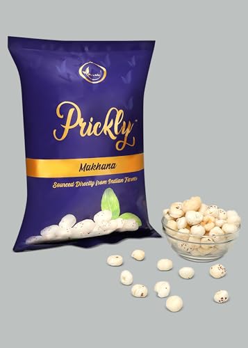 Image of PRICKLY MAKHANA, 200g, Foxnuts, Natural & Crunchy, Lotus Puffs, Rich in Calcium, Maintains Weight, Fit for Fasting
