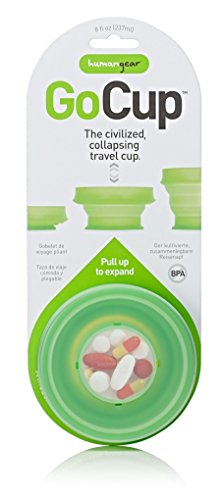 humangear GoCup, Large (8 fl.oz/237ml), Green - Thumbnail 3