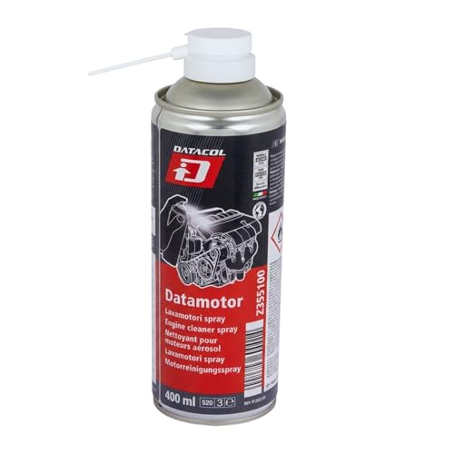 DATACOL Limpiador de Motor Coche 400ml | Desengrasante Potente en Spray Sin Residuos | Elimina Grasa y Aceite Fácilmente | Limpieza Profesional para Motor, Piezas y Taller