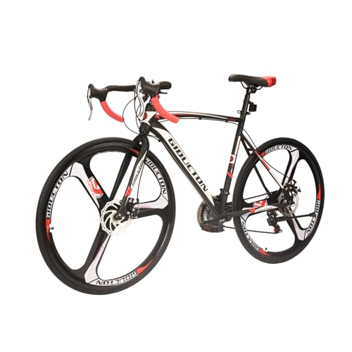 EUROBIKE Road Bike 700C 54cm for Men and Women XC550 3-Spoke Wheel