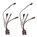 OTOTEC 2pcs 30A Contrôleur de Vitesse électronique Brosse Balayé par ESC Miniature pour Mini Voiture RC