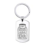 Super comme message Porte-clés en acier inoxydable - L\'ingrédient secret, silverl