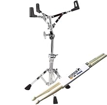 Pearl S-930 Snare Stand with 1 Pair of Keepdrum Drumsticks Height: 47 - 66 cm Snare size 10 - 14 inches (25.4 - 35.56 cm) Clamping system with wing nut + 1 pair of Keepdrum drumsticks.