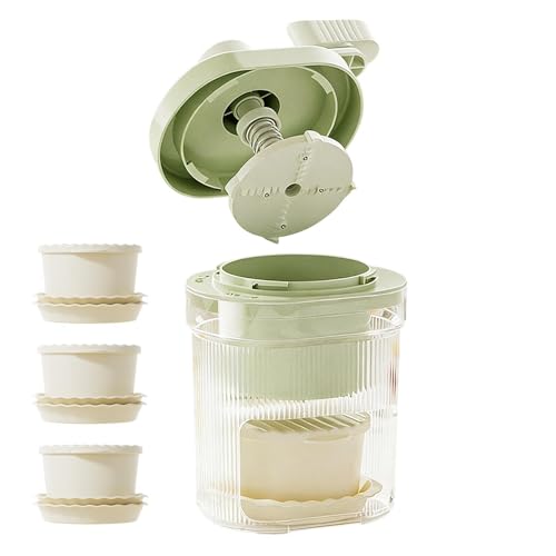 Genérico Máquina para Hacer Helados Manual   Máquina para Hacer Helados con manivela portátil   Trituradora de Hielo Manual   versátiles para Todos en el hogar, cócteles, postres, niños, Bare