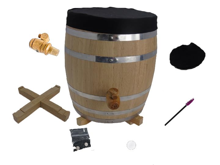 Kombucha Brewing Charred Oak Barrel (10 Liter) Approx 2.5 gallons