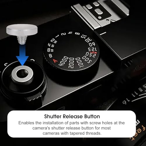 Juego de 3 botones de disparo para Fujifilm X100V, XT5, X-T30, X-T4, control preciso y cómodo para tu cámara - imagen 6