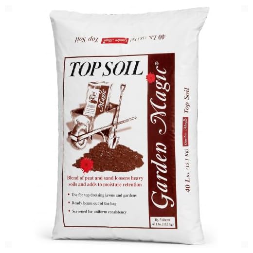 Michigan Peat Garden Magic Organic Compost Top Soil Blend, 40 lb
