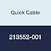 Quick Cable 213552-001 Universal Leadhead Cable, 120" Silicone Insulation, 2/0 Cable Gauge, 15/16" Post Hole, 2 Ends Terminated, Copper, Red