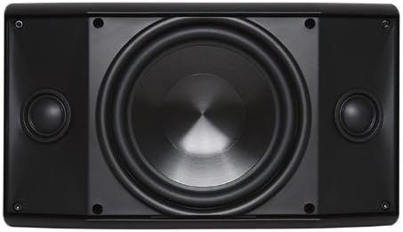 Audio Systems AW500TTBLK 5.25" Indoor/Outdoor Dual Voice Coil Speaker (Black)