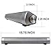 immagine 7Soundbar Altoparlanti Portatili Relatori Bluetooth Diffusori, Stereo per Home Televisori Intervengono Cassa con Microfono 3.5mm AUX RCA Slot per schede TF,Barra Sound bar Senza Fili Ricaricabile