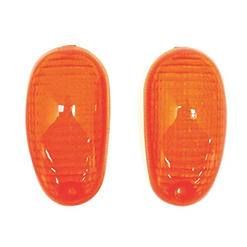 Cabochon de clignotant avant orange type origine scooter Piaggio 50 Typhoon 1993 1994 1995 1996 1997 1998 1999 2000 2001 2002 2003 2004 2005 Neuf