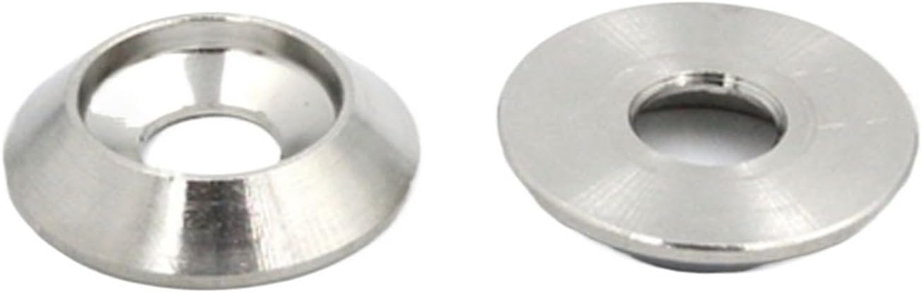 Cup washers M3 M4 M5 M6 Tapered Fisheye Washe Solid Gasket 3-3.5mm Thick Stainless Steel(M5x18x3.5mm(5pcs))