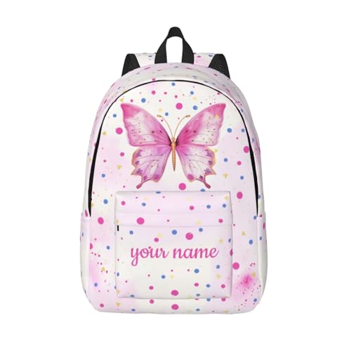 Custom Backpack for Men Women, Personalized Backpack with Name, Customized Casual Backpacks Gifts for Picnic Travel Camping Work 16in