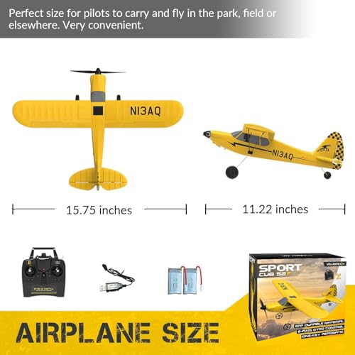 Volantexrc EXA76114 Rc Plane Trainer Sport Cub 3Ch Remote Control Airplane thumb #6