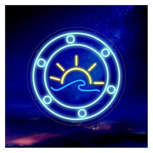 Lampe néon Ocean World pour illuminer un salon sombre avec style