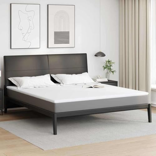 Sophrelle Sobrecolchón 180 x 200 cm Tela Jacquard Blanco,4106218