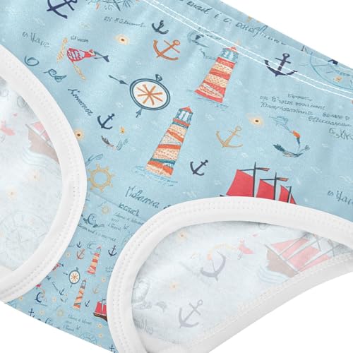 Nautical Lighthouse Toddler Girls's Underwear 2T 202c13294