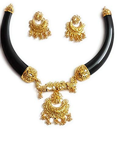 Fashion Jewellery and Necklace Jewellery Set R3 (Black)