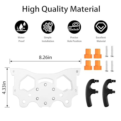 Image of F1 Racing Wheel Mod Kit for Logitech G29 G920 G923, Professional Simulator Upgrade, Ergonomic Controls & Quick-Install Bracket, Gift for Sim Racer or Motorsports Enthusiast (Black)