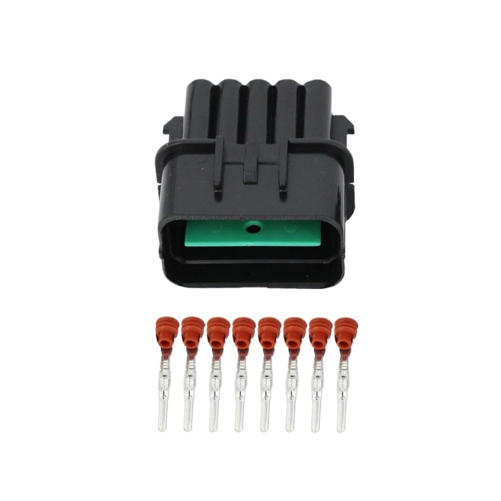 Conector automotriz de 10 Pines D+J7103A-2.2-11/21, Enchufe de Faro Negro con Terminal P+B625-10027/P+K501-10020, Conector de automóvil de 10 Pines