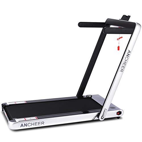 ANCHEER 2 in1 Folding Treadmill, 2.25 HP Smart Walking Running Machine with Bluetooth Audio Speakers ANCHEER 2 in1 Folding Treadmill, 2.25 HP Smart Walking Running Machine with Bluetooth Audio Speakers