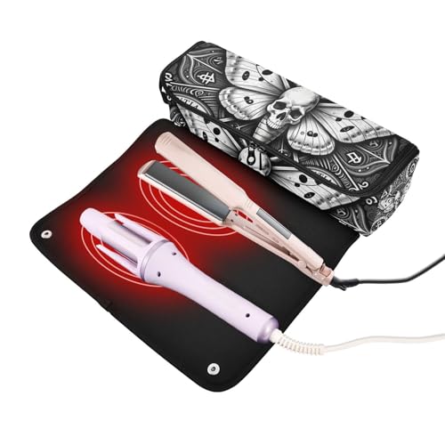 Organizador 2 en 1 para herramientas de cabello con bolsa resistente al calor miniatura 2
