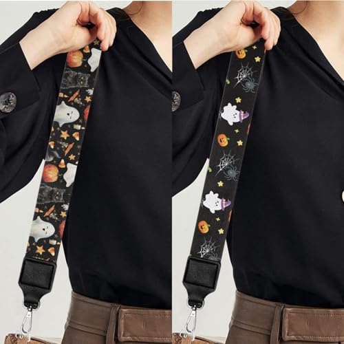 Image of Jeiento Replacement Shoulder Strap,2 Piece Set Guitar Style Handbag Crossbody Strap Adjustable Guitar Straps for Women Girls
