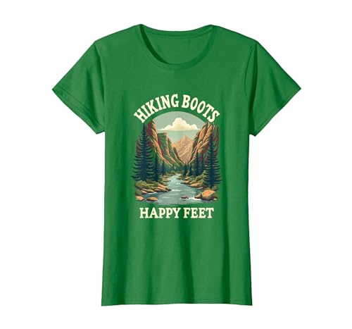 Best Hiking Boots for Zion National Park: Your Ultimate Guide 14 Zion National Park Hiking Boots Happy Feet Design T-Shirt, Women, Kelly Green, Small