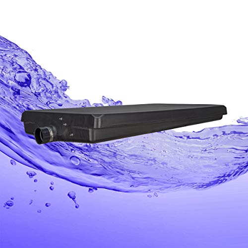 RecPro RV 45 Gallon Black Waste Water Holding Tank with Fill Sensors