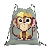 EdWal Mochila deportiva con cordón para gimnasio, viajes, natación, playa, blanco, Talla única