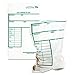 Quality Park 45220 Cash Transmittal Bags W/Printed Info Block, 6 X 9, Clear, 100 Bags/Pack