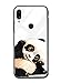 Produktbild Alsoar Case ersatz für Galaxy A6 2018 Hülle,Personalisiert Hülle Kompatibel mit Samsung A6 2018,Ultra Dünn Silikon und Gehärtetes Glas Zurück Design Tasche Schale Kratzfeste Schutzhülle (Panda-1)
