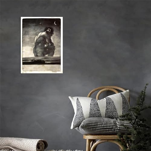 Peintures abstraites Goya impression sur toile tableau salon 20x28cm - 3