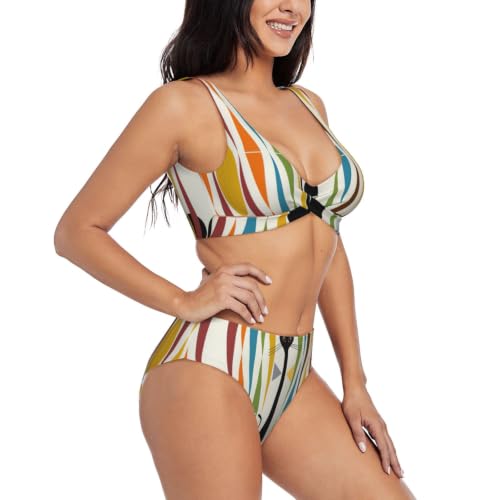 Bikini triangle chat, l'imprimé art moderne pour vos vacances - 2